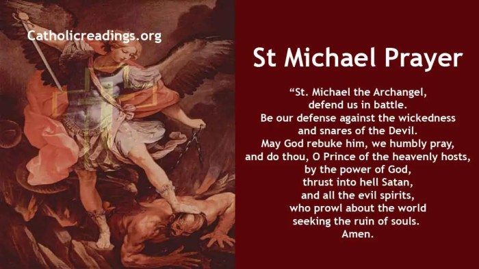 Archangel prayers bulletins satan joseph