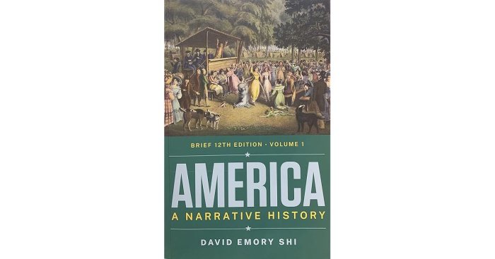 America: a narrative history 12th edition volume 1