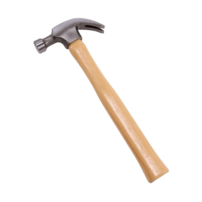 Strike this tool with mallet to shape material