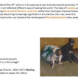 What role did photography play for the artist edgar degas